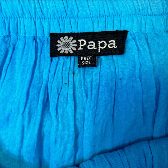 ◾️Papa Bohemian Tiered Hippie Multicolour Maxi Skirt With Drawstring Waist - Picture 5 of 5